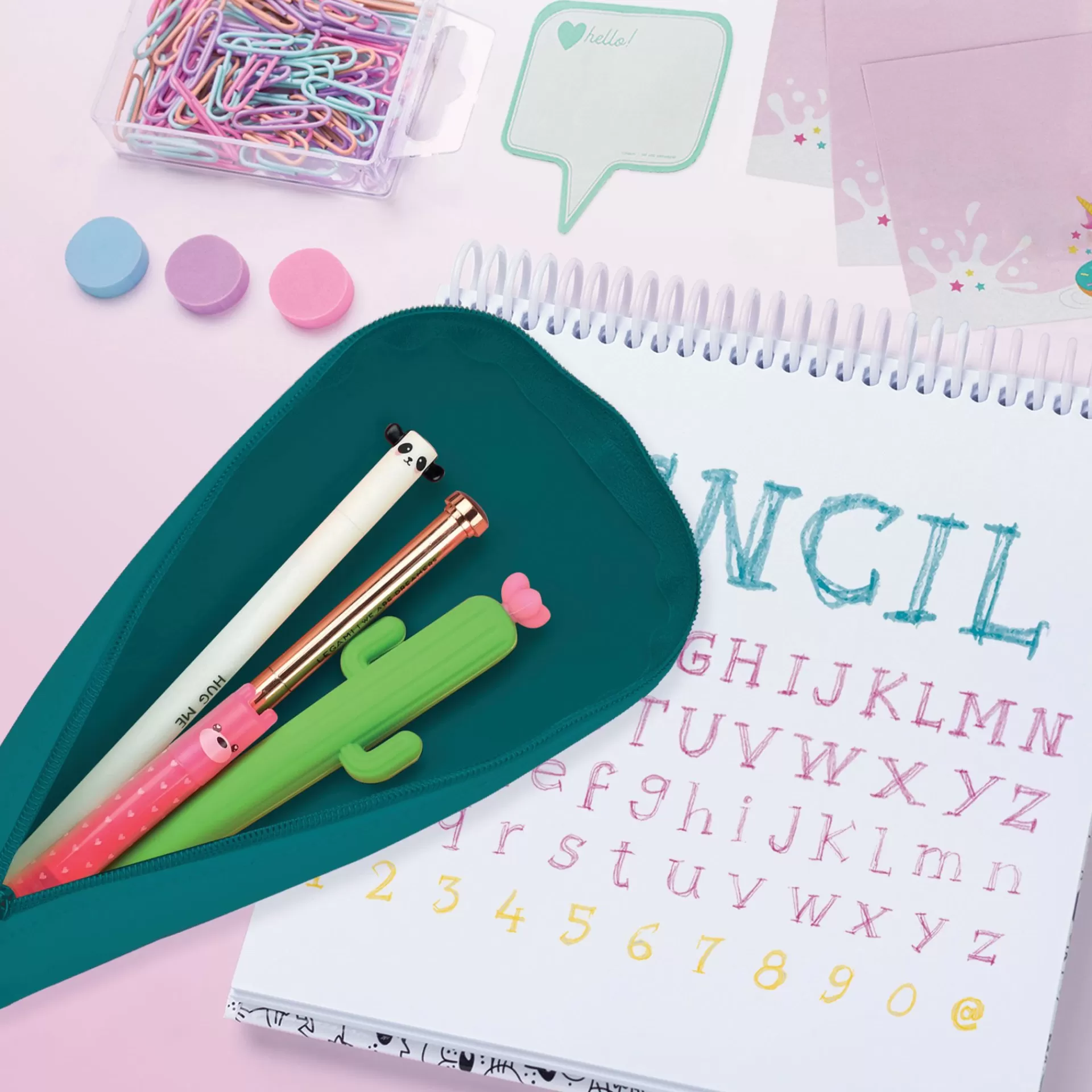 Legami Milano Astuccio in Morbido Silicone - Cute!- Astucci