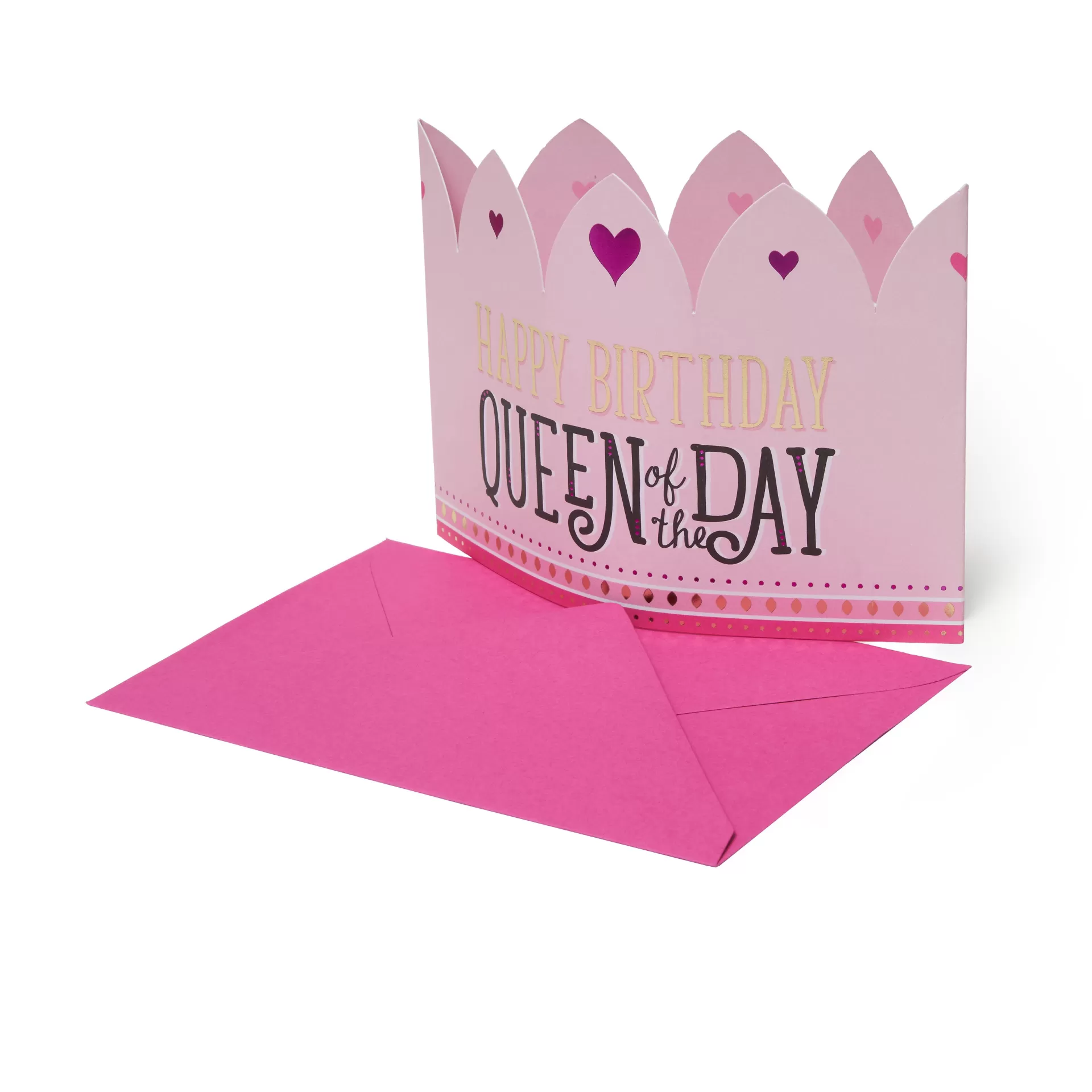 Legami Milano Biglietto d'Auguri 3D - Happy Birthday - Queen Crown- Biglietti Compleanno