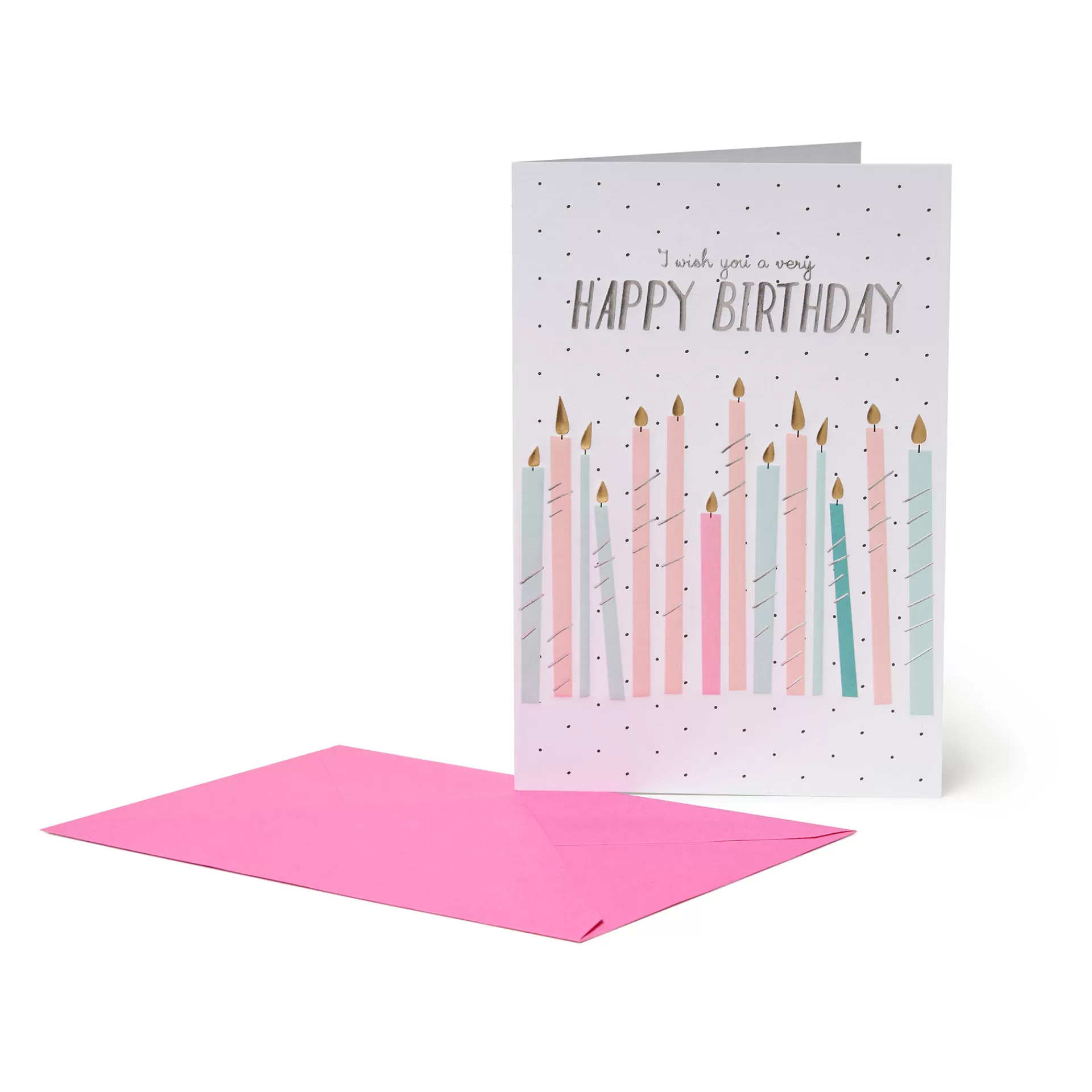 Legami Milano Biglietto di Auguri di Compleanno - Candele- Biglietti Compleanno