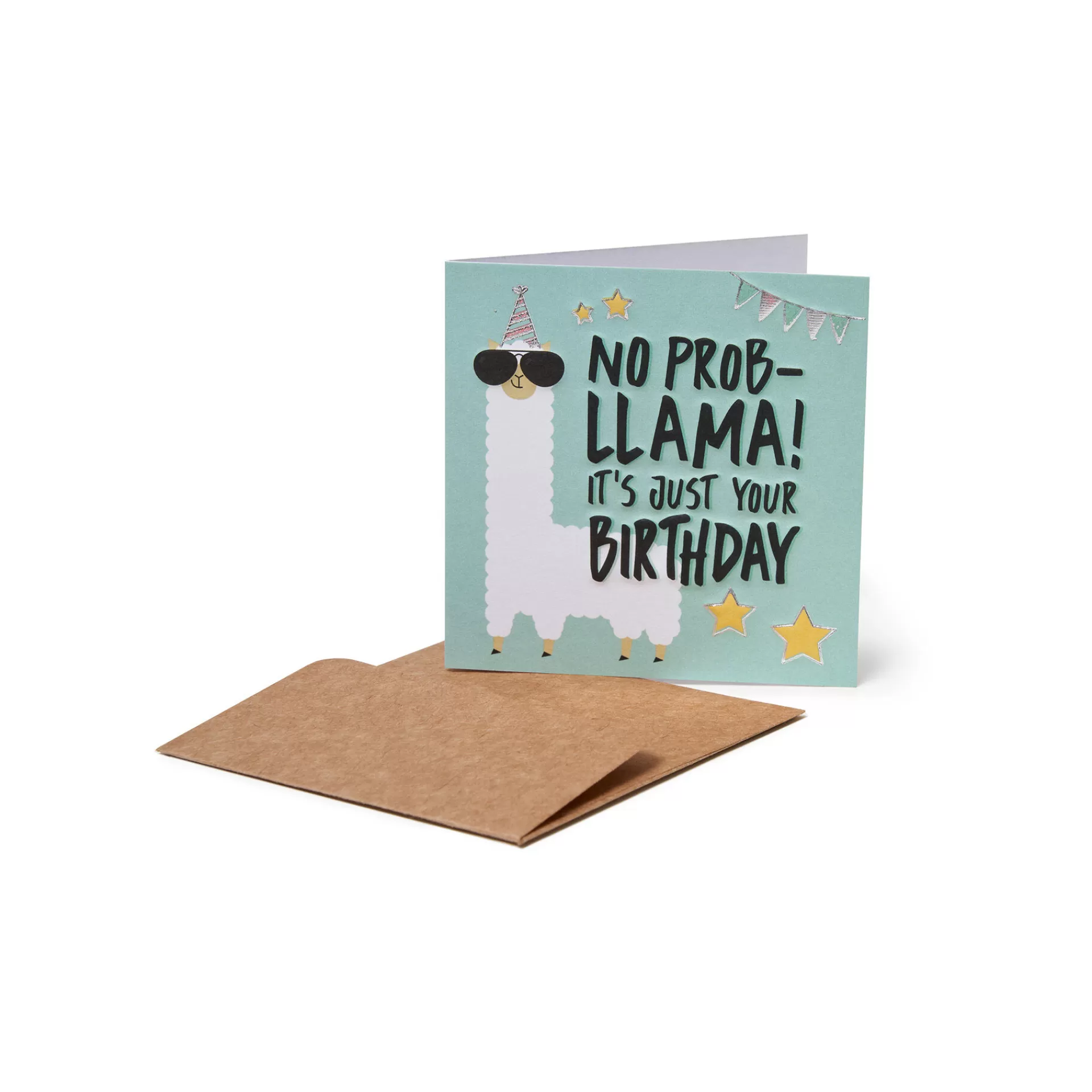 Legami Milano Biglietto di Auguri di Compleanno - No Probllama- Biglietti Compleanno