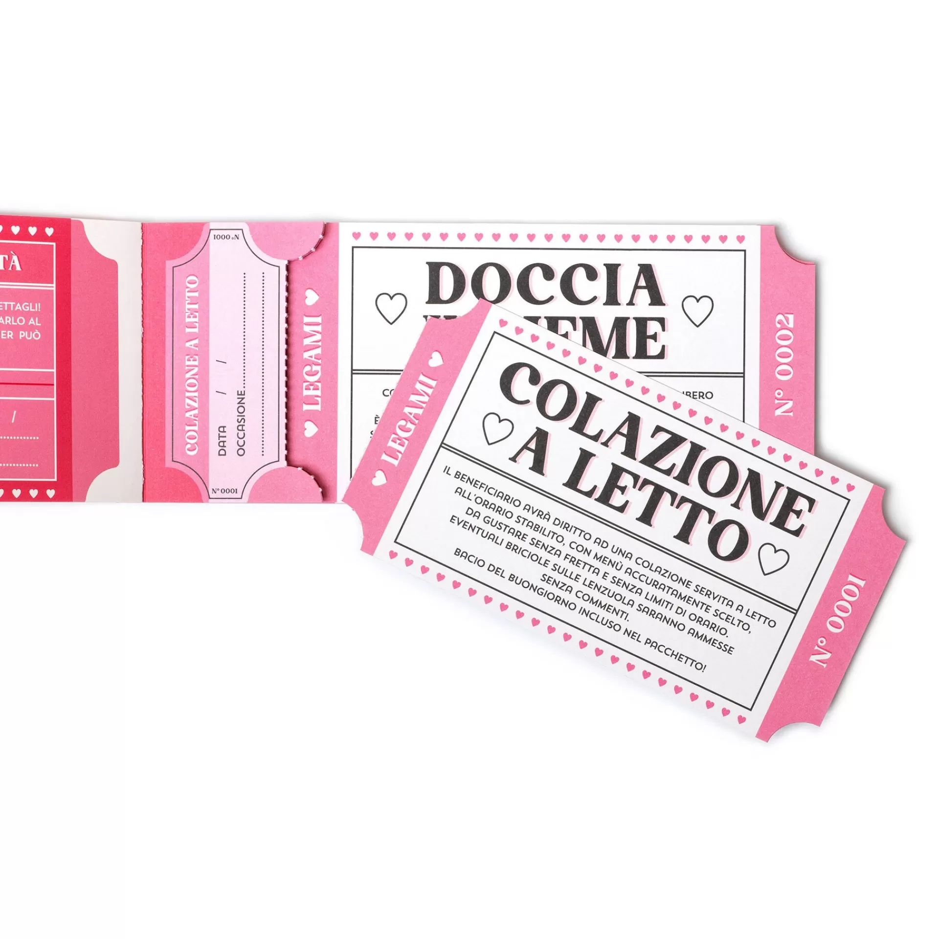 Legami Milano Blocchetto da 24 Voucher - Italiano- Giochi