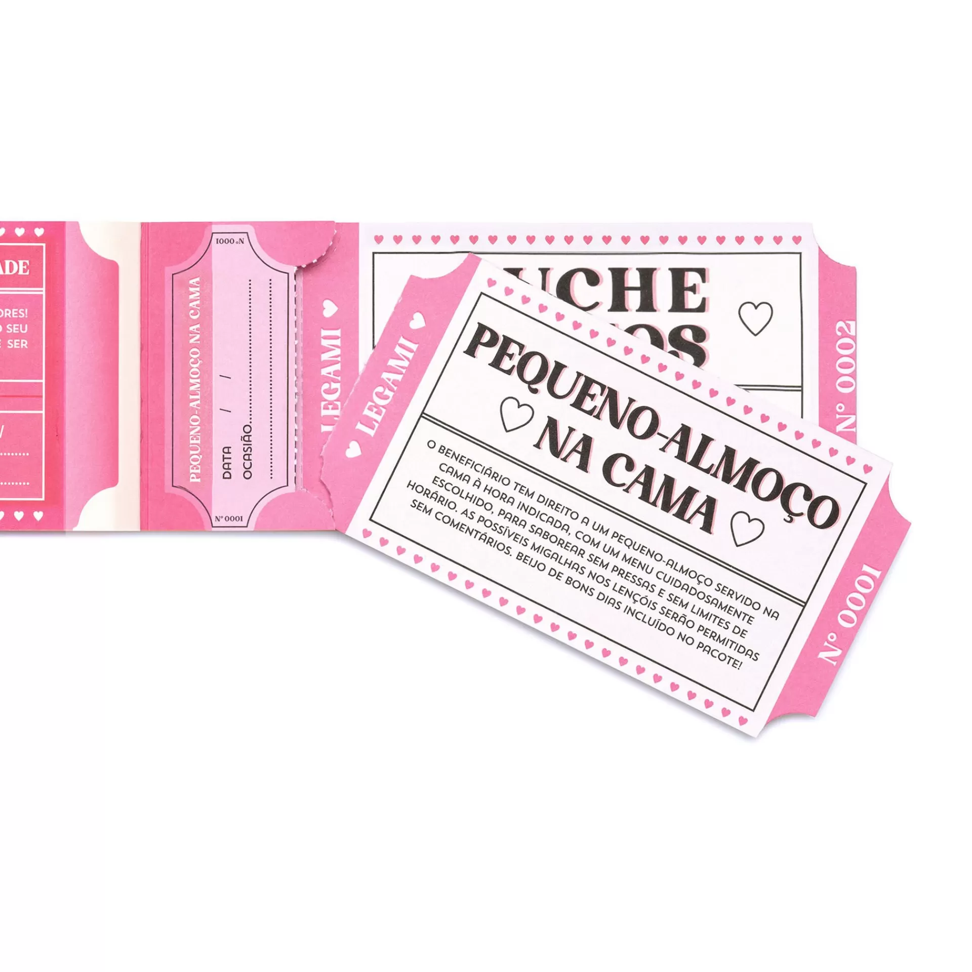 Legami Milano Blocchetto da 24 Voucher - Portoghese- Giochi