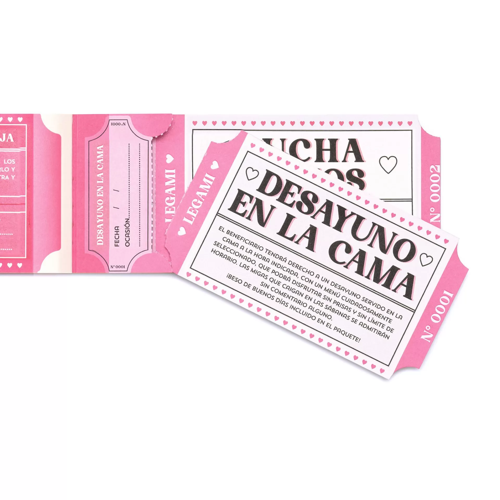 Legami Milano Blocchetto da 24 Voucher - Spagnolo- Giochi