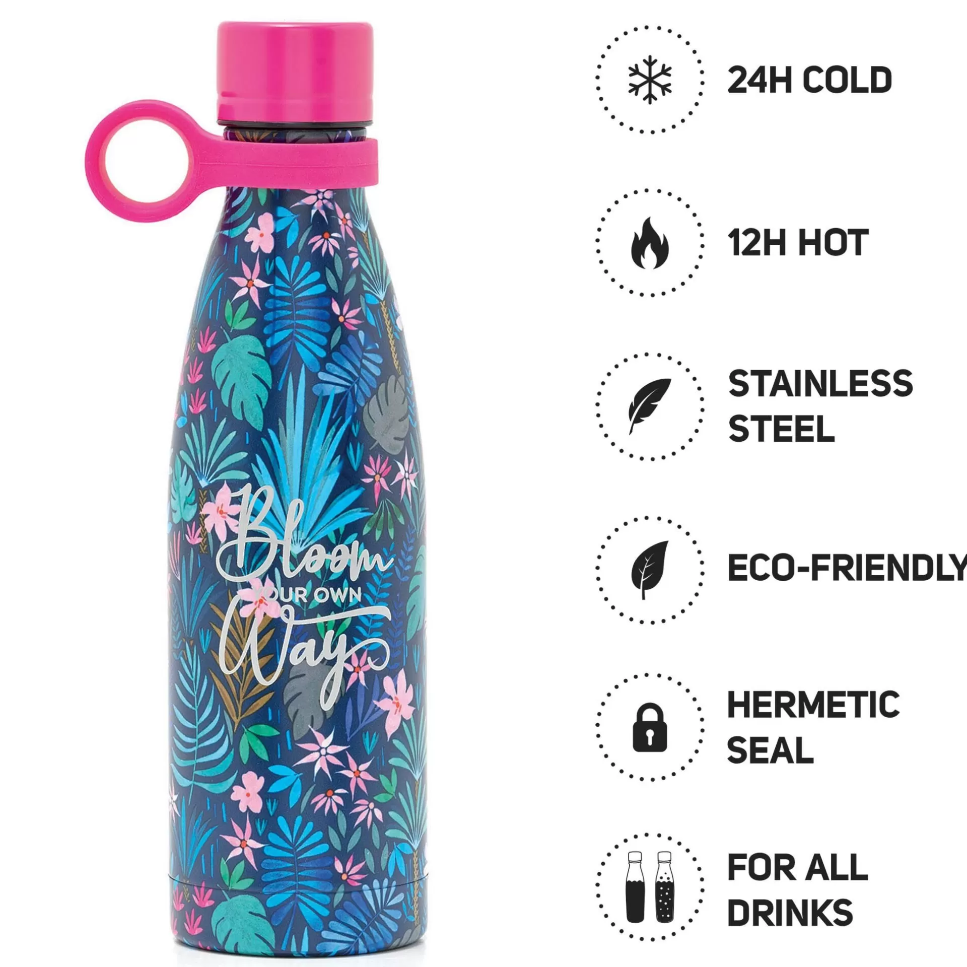 Legami Milano Bottiglia Termica 500 Ml - Hot&Cold- Accessori Da Spiaggia | Bottiglie E Bicchieri Termici