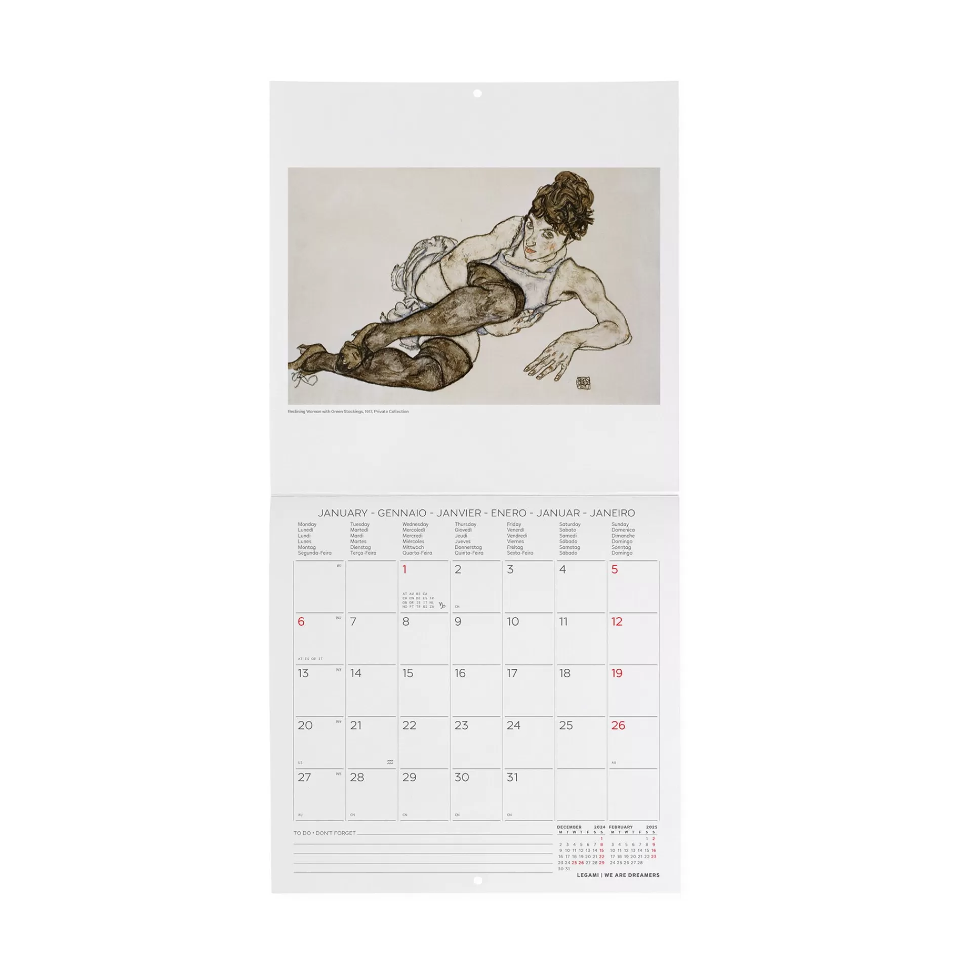 Legami Milano Calendario da Parete 2025 - 18 x 18 cm- Calendari Da Parete