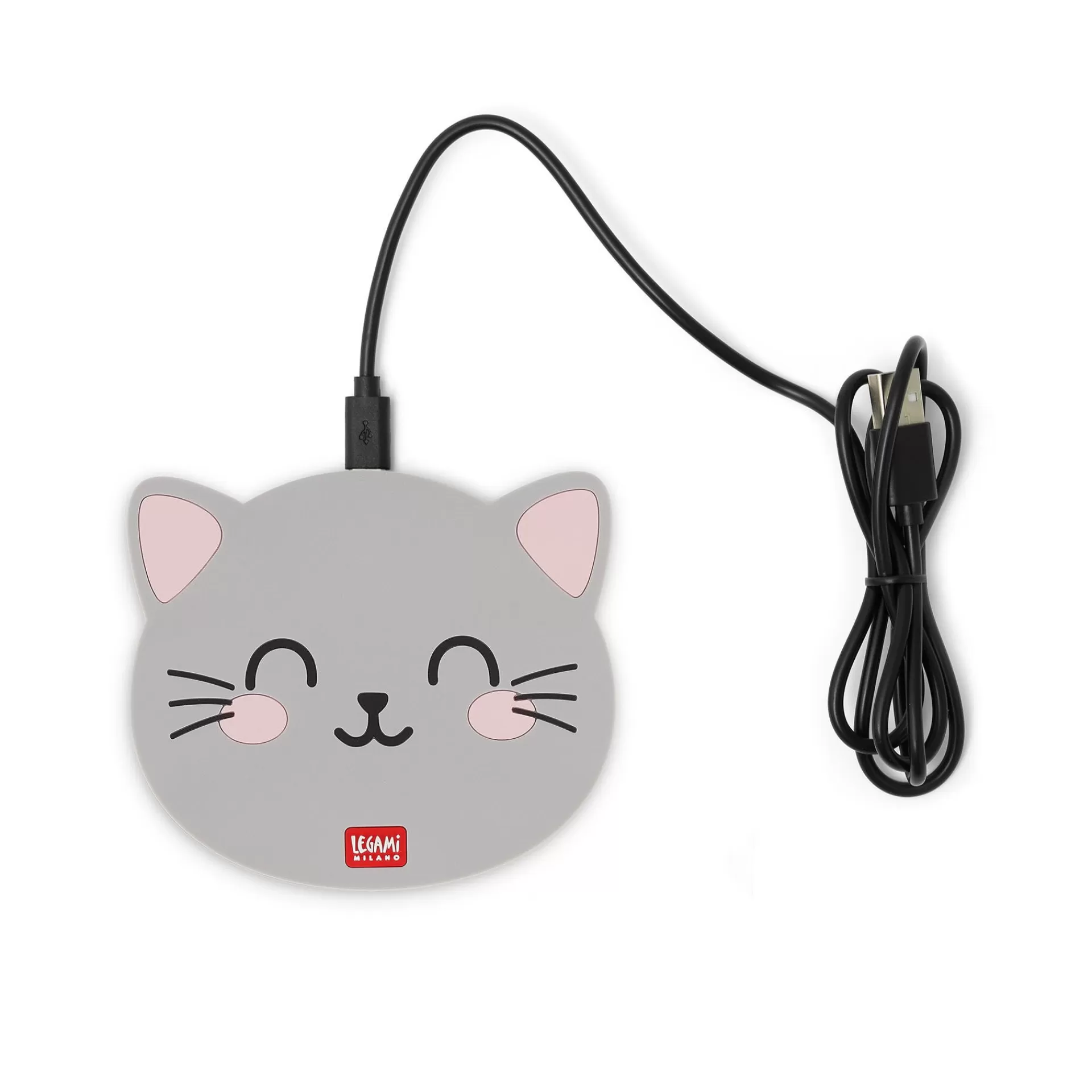 Legami Milano Caricabatterie Wireless con Supporto - Super Fast- Power Bank E Caricabatterie