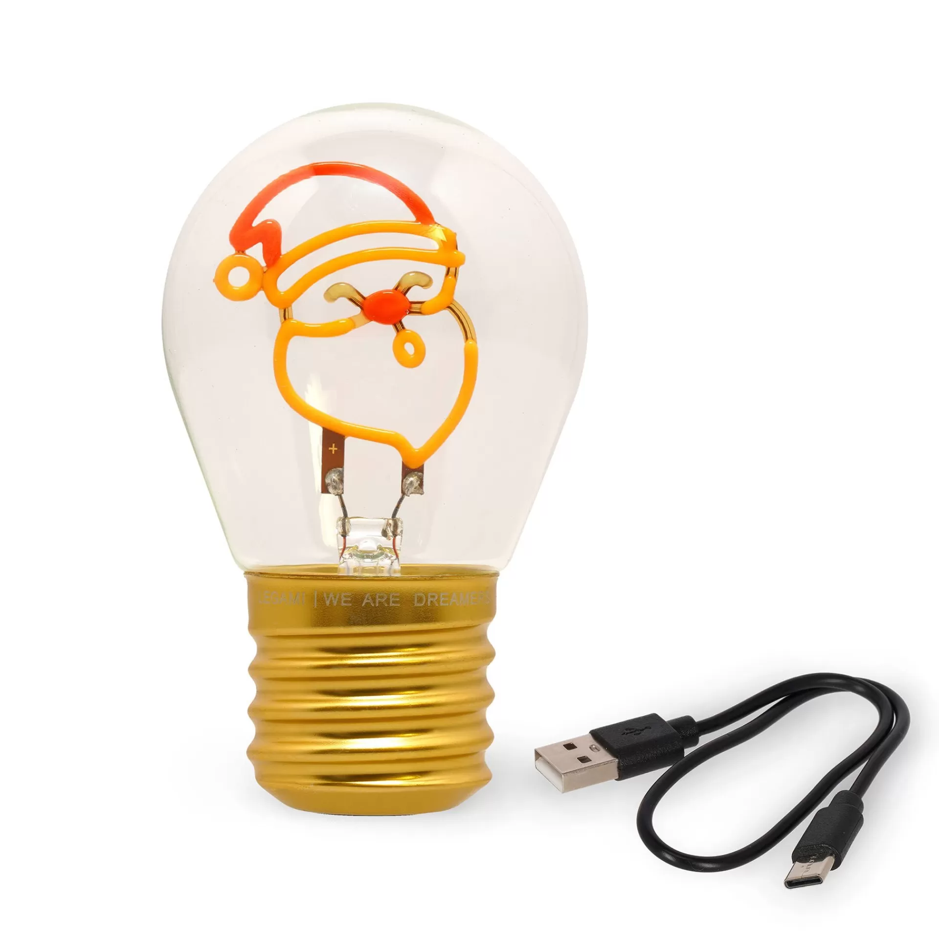 Legami Milano Lampada da Tavolo a Forma di Lampadina - Bulb Fiction- Lampade | Accessori Natalizi