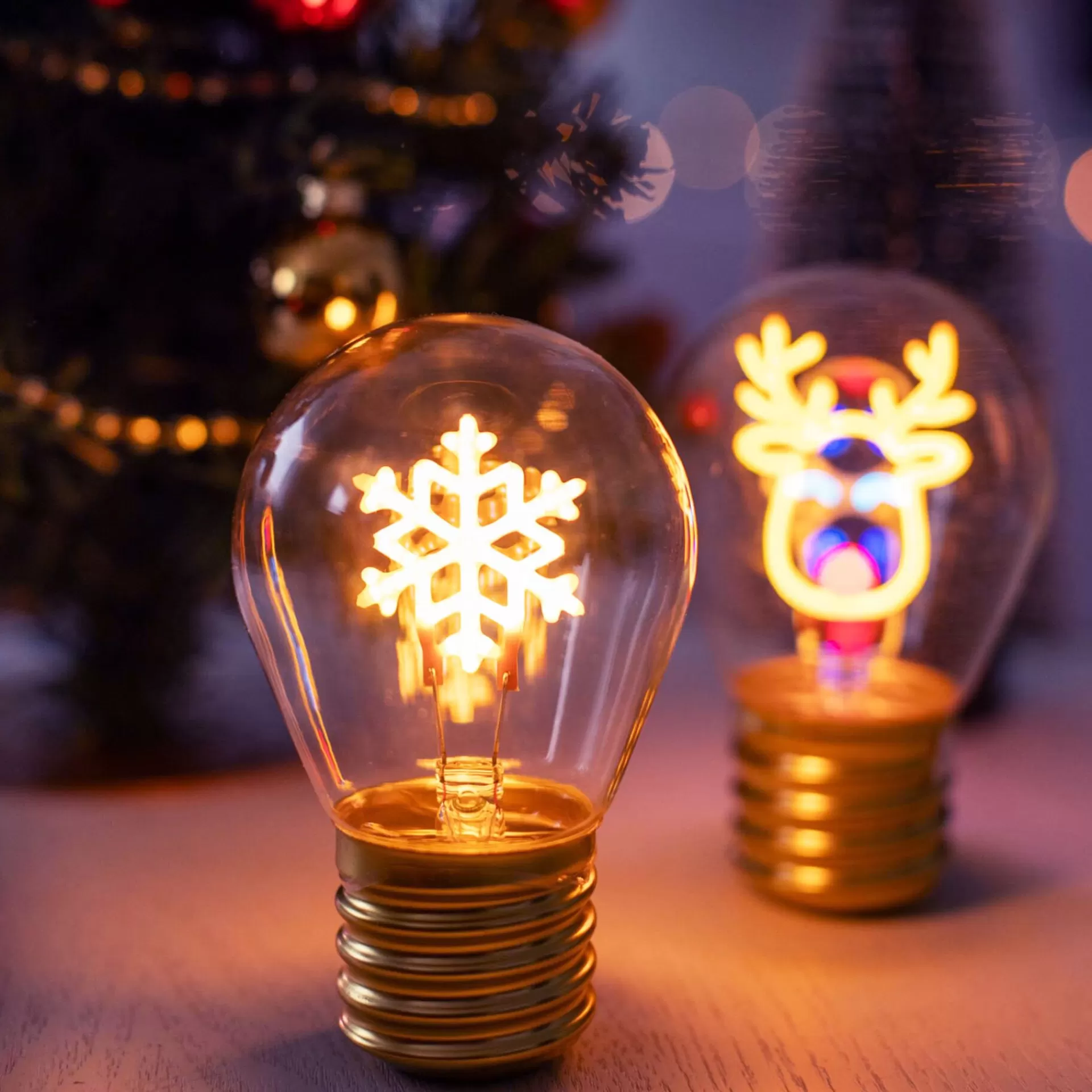 Legami Milano Lampada da Tavolo a Forma di Lampadina - Bulb Fiction- Luci Decorative | Accessori Natalizi