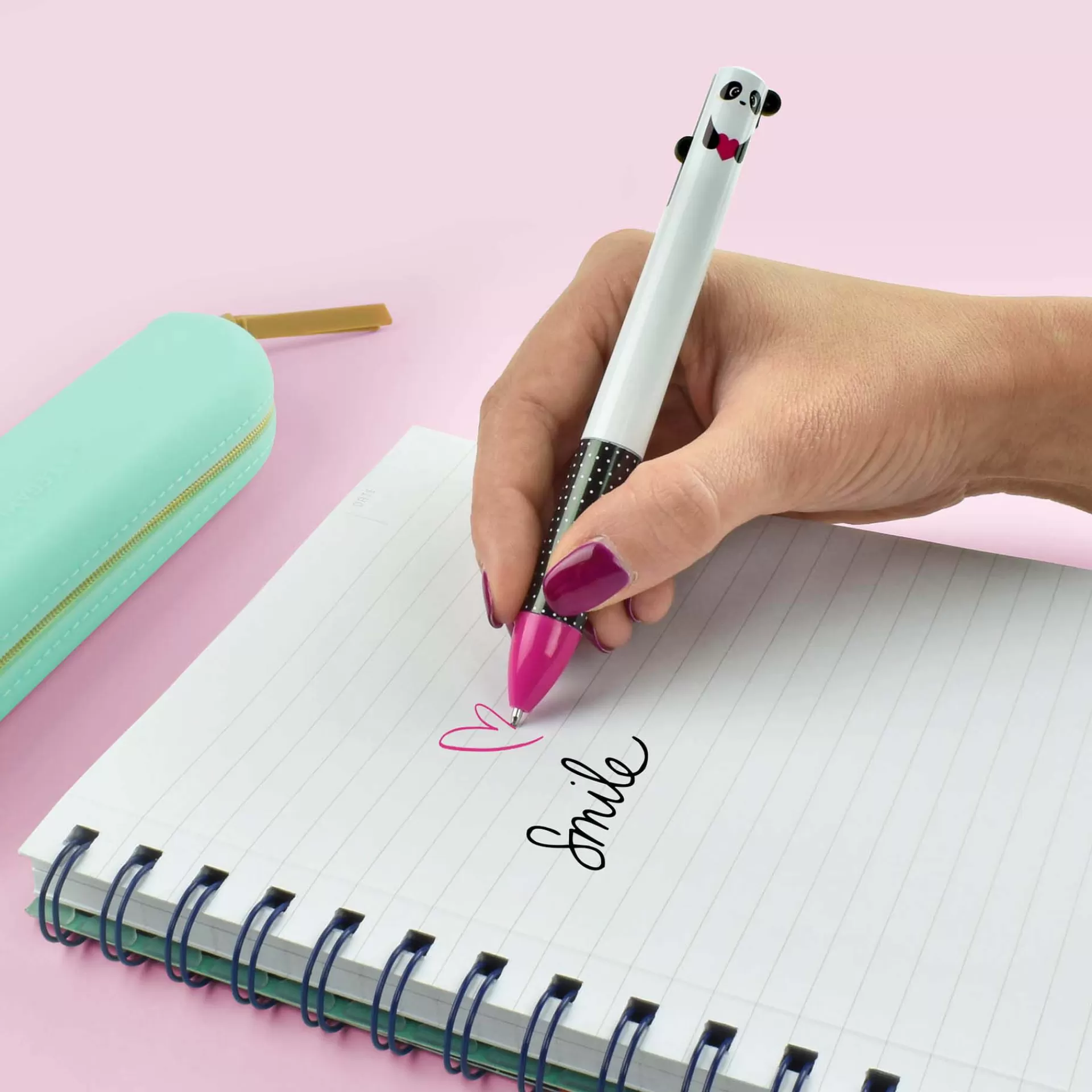 Legami Milano Penna a Due Colori - Click&Clack- Penne A Sfera E Gel