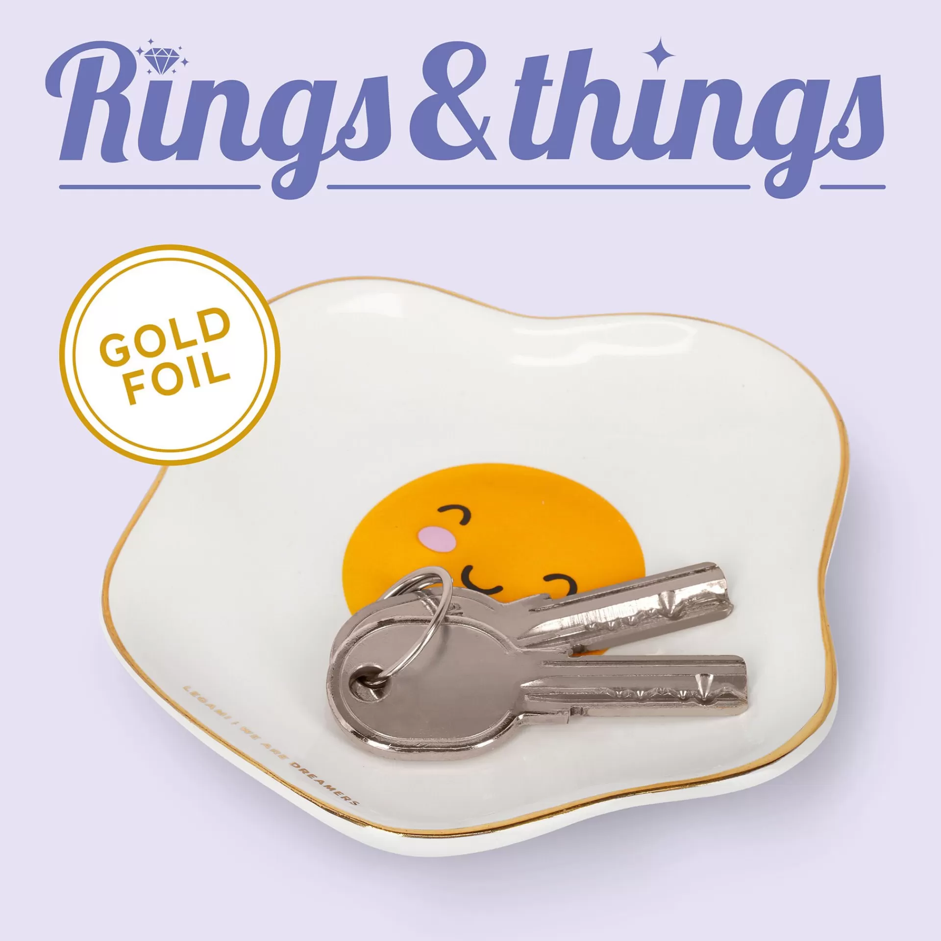Legami Milano Piattino in Ceramica - Rings & Things- Altri Accessori