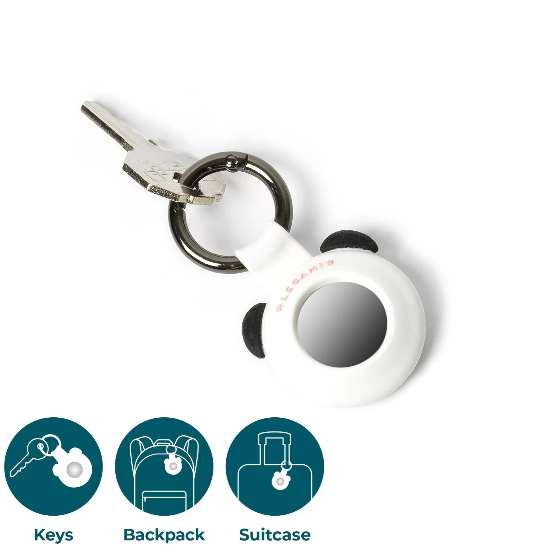 Legami Milano Portachiavi per AirTag- Accessori Per Smartphone Pc Tablet | Accessori Viaggio