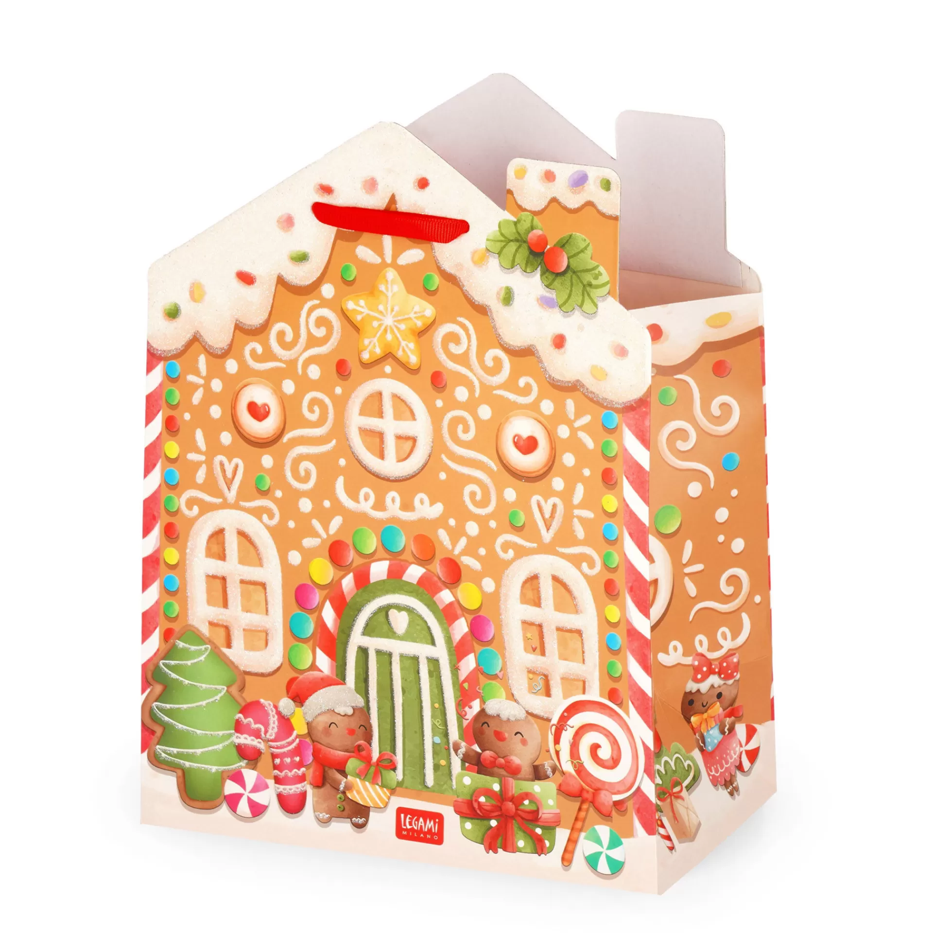 Legami Milano Sacchetto Regalo Natalizio - Medium- Sacchetti Regalo Natalizi