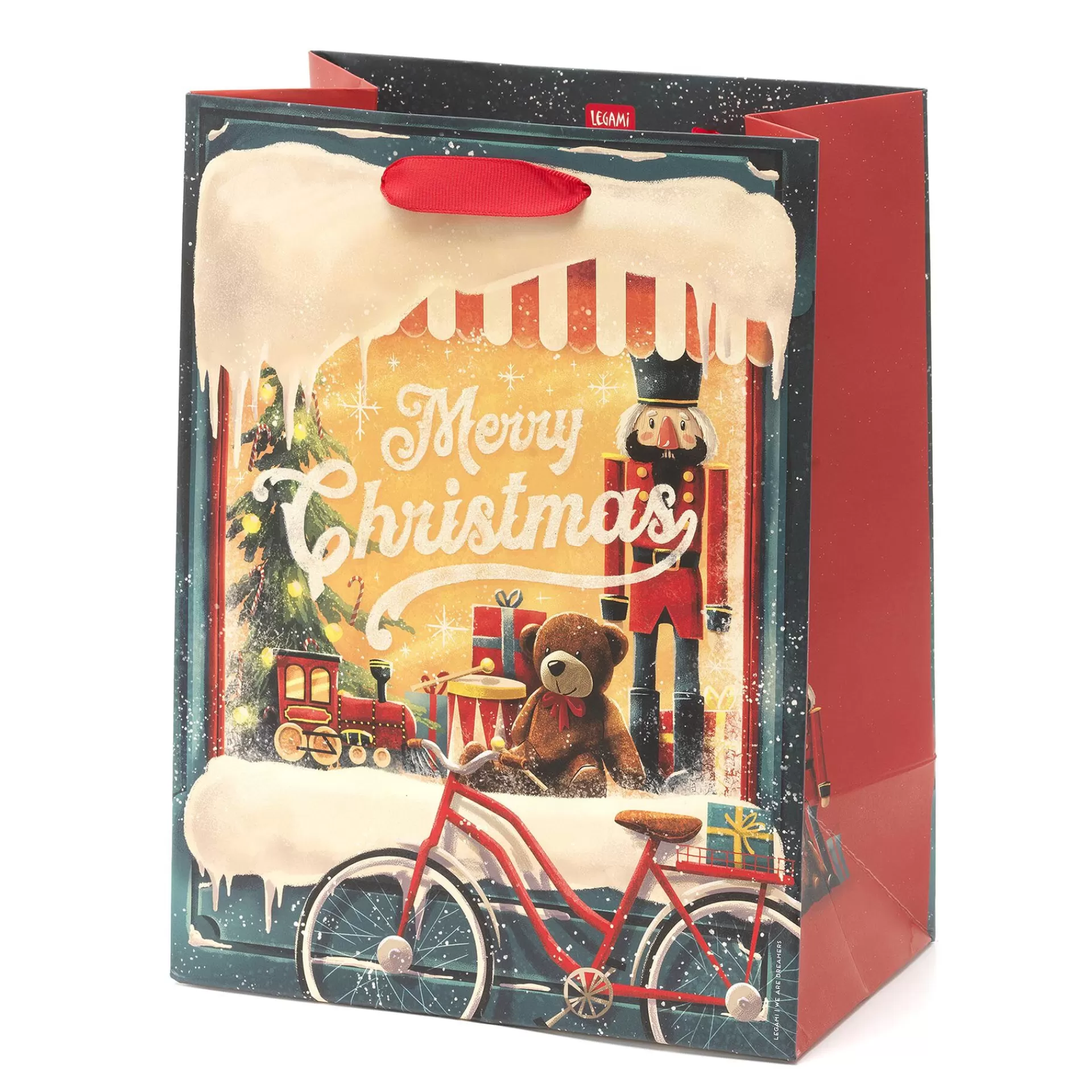 Legami Milano Sacchetto regalo natalizio - Medium- Sacchetti Regalo Natalizi