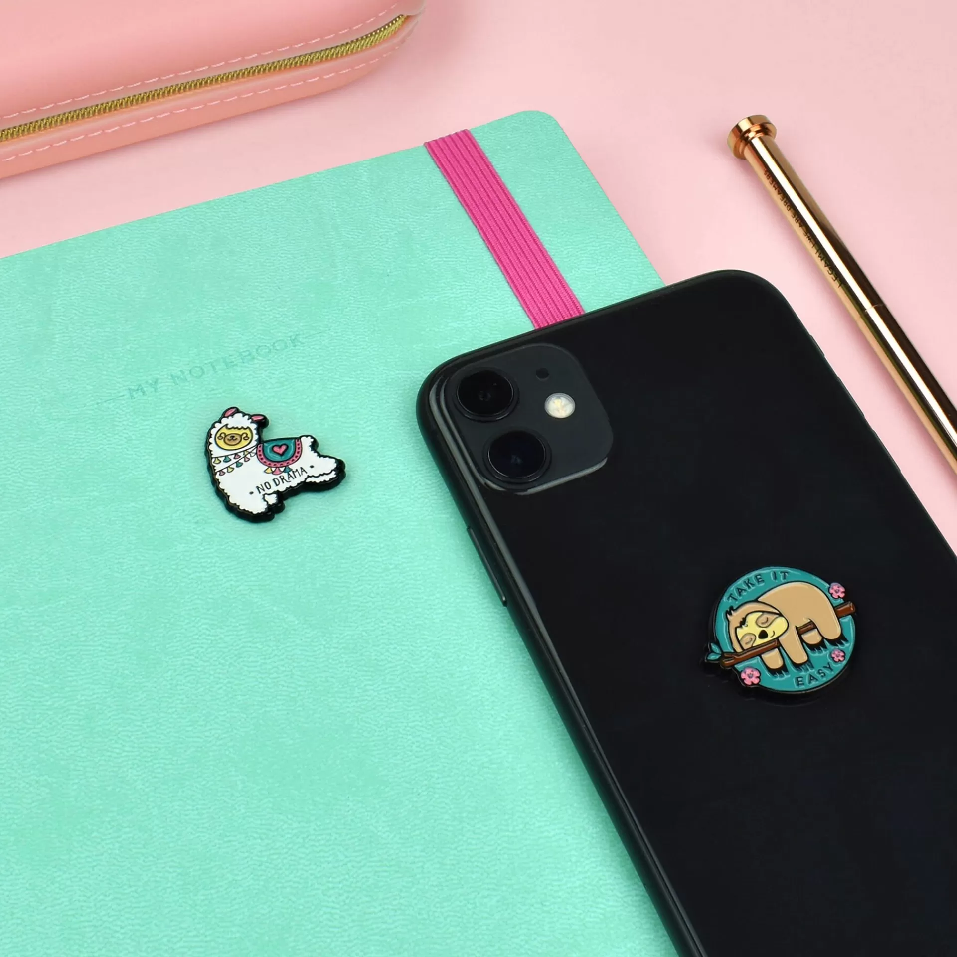 Legami Milano Set di 2 Adesivi in Metallo- Accessori Per Confezioni Regalo | Altri Accessori Cartoleria