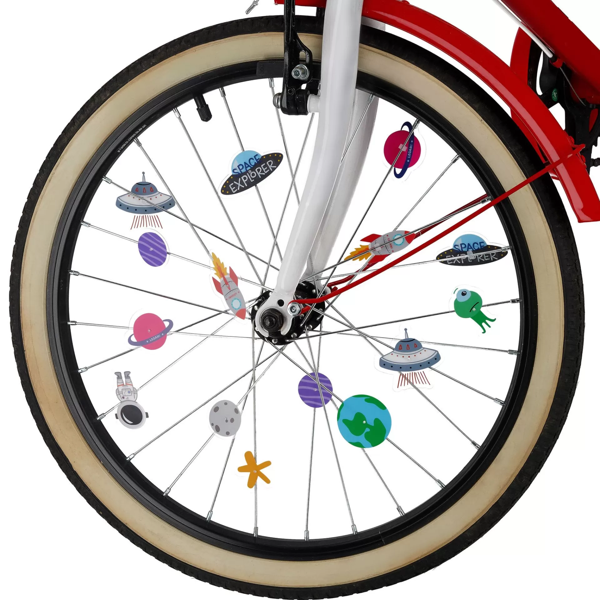 Legami Milano Set di 30 Decorazioni per i Raggi della Bicicletta- Accessori Bici
