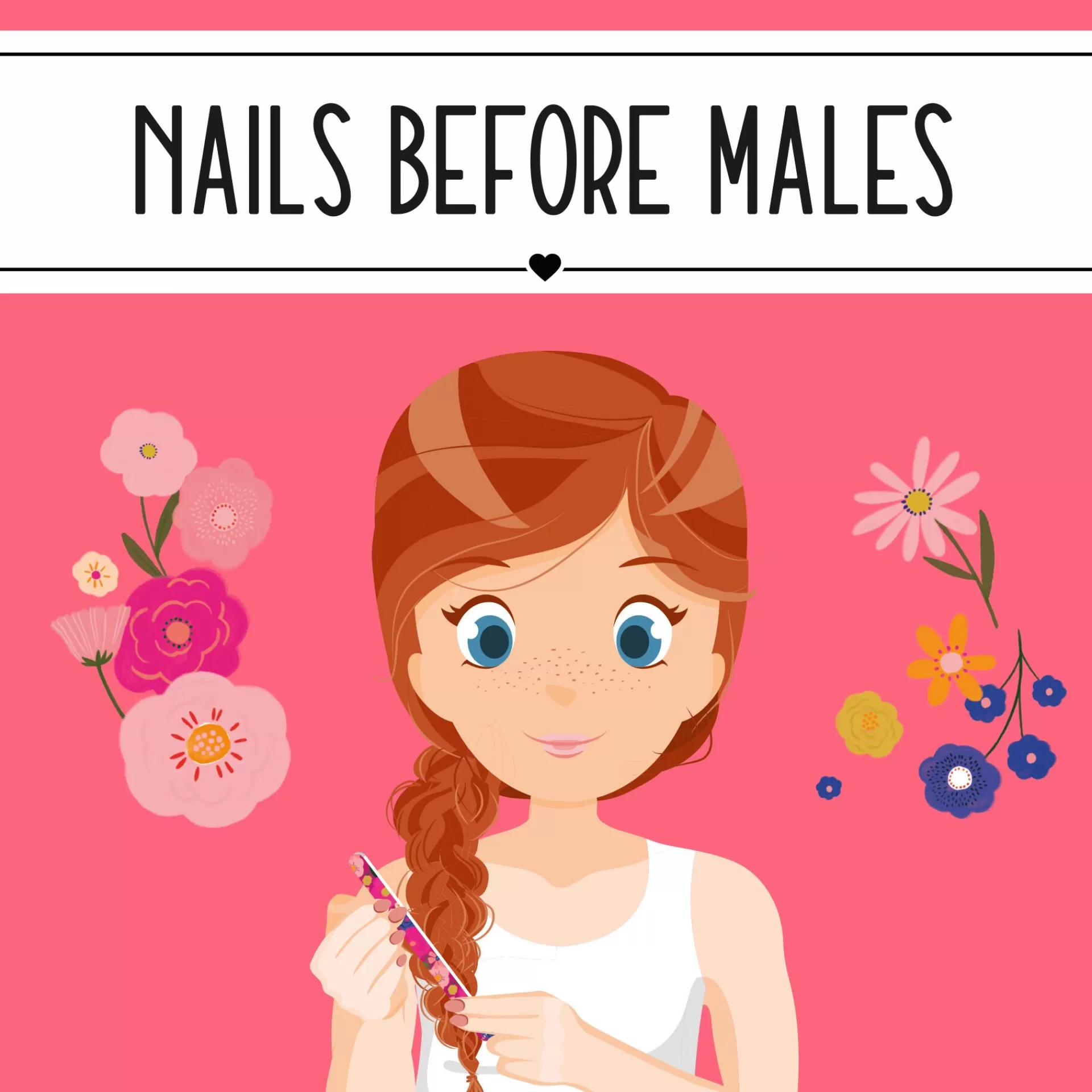 Legami Milano Set di 3 Lime per Unghie - Nails Before Males- Accessori Beauty