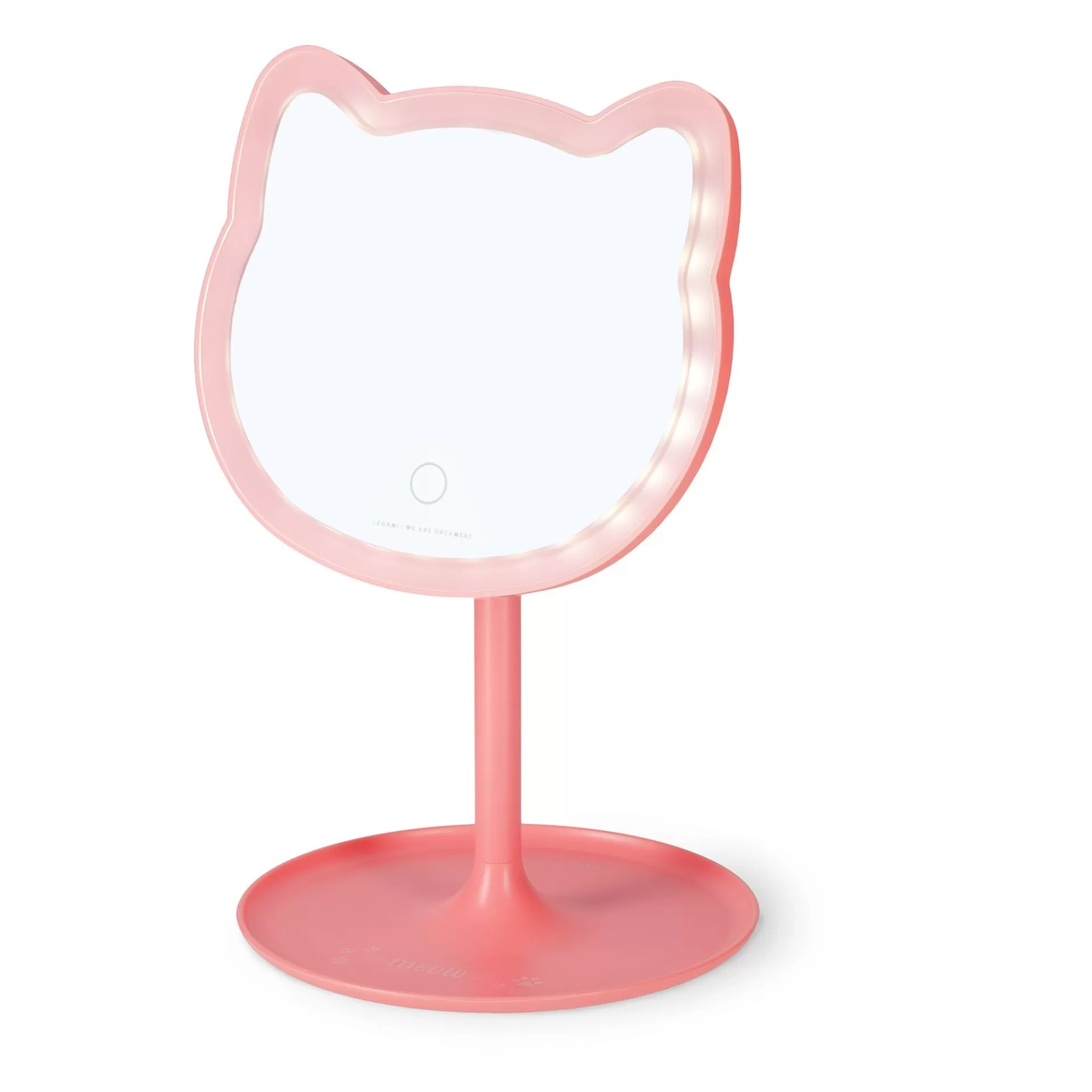 Legami Milano Specchio da Trucco con Luce - You Look Purrfect!- Accessori Beauty