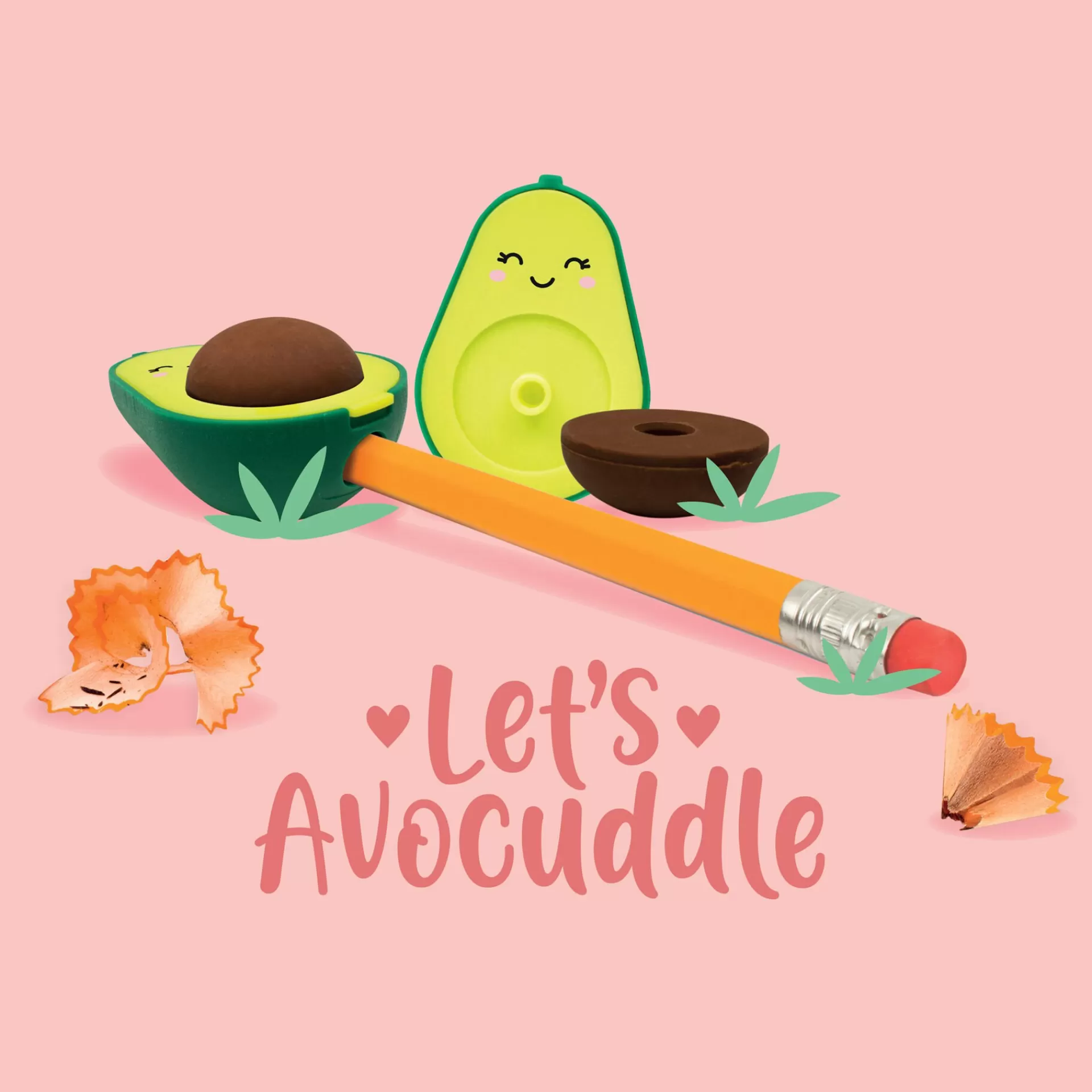 Legami Milano Temperino con Gomma - Let’s Avocuddle- Temperini | Gomme E Correttori
